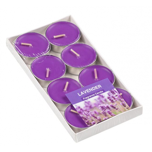 Set 8 lumanari aromatice, lavanda