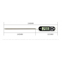 Termometru alimentar, plug-in, 24,5X5X1,5 cm