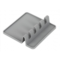 Suport pentru ustensile de bucatarie, din silicon, 13.5 x 14 cm