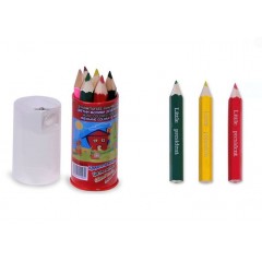 Set 6 Creioane Colorate + Ascutitoare