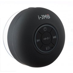 Boxa Bluetooth rezitenta la apa, 3W cu Lumina LED si Ventuza, diametrul 9 cm