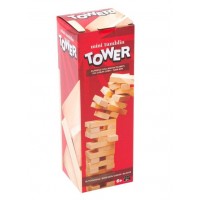 Joc Tumblin Tower, portabil, 45 de piese din lemn