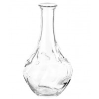 Vaza transparenta, din sticla, 17 x 10 cm