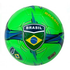 Minge Fotbal, model Brazilia, verde, marime 5