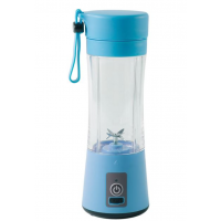 Mini blender portabil, reincarcabil cu USB, maner din silicon, capacitate 380 ml