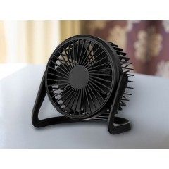 Ventilator de masa, plastic, negru, Ø14 cm