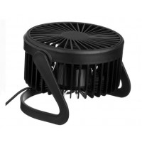 Ventilator de masa, plastic, negru, Ø14 cm