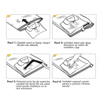 Set 3 saci vidat, pentru haine, pilote, perne, cuverturi, marimi 40x60cm, 60x80cm, 70x100 cm