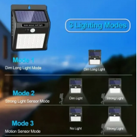 Lampa solara cu proiector LED, cu senzor de miscare si 3 functii