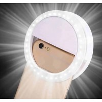 Lampa circulara LED, reincarcabila, pentru selfie-uri, LIVE streaming, machiaj, incarcare prin USB