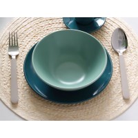 Set 4 boluri din ceramica, pentru supe sau ciorbe, 600 ml, Ø 16 cm