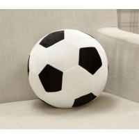 Jucarie de plus, minge de fotbal, alb-negru, Ø 20 cm