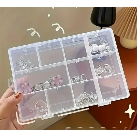 Cutie pentru organizare, model cu 10 compartimente, 19,5x14x3 cm