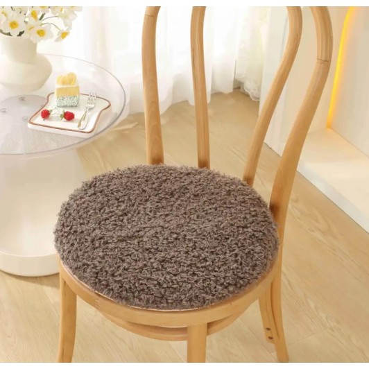 Perna rotunda pentru scaun, decorativa cu bucle, Ø 34 cm