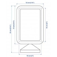 Rama foto 2 in 1, o fotografie pe fiecare parte, compatibil foto 10x15 cm