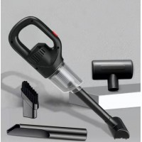 Aspirator Portabil fara Fir, Incarcare USB, Pentru Casa si Masina, Autonomie 45 min, Negru