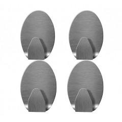 Set 4 cuiere metalice autoadezive
