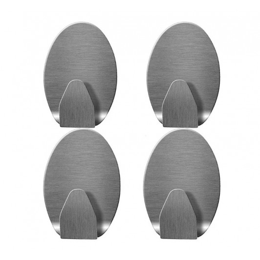 Set 4 cuiere metalice autoadezive