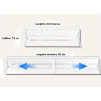Deflector aer conditionat, lungime reglabila 52-92 cm