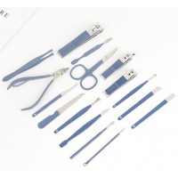 Trusa de ingrijire manichiura cu etui, 16 piese