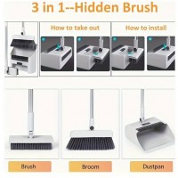 Set 3 in 1, matura, perie si faras cu coada, rotativ, pliabil, detasabil