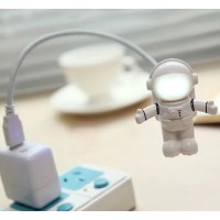 Lampa de veghe cu USB, model astronaut, 2 LED