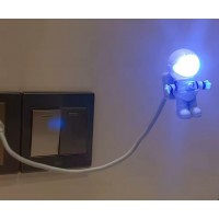 Lampa de veghe cu USB, model astronaut, 2 LED