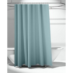 Perdea de dus cu 12 inele plastic incluse, 180x200 cm, bleu/gri Perdea de dus cu 12 inele plastic incluse, 180x200 cm, bleu/gri