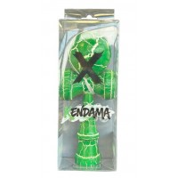 Kendama Crack din lemn 18 cm, bila 6 cm – model crapat, verde/alb Kendama Crack din lemn 18 cm, bila 6 cm – model crapat, verde/alb