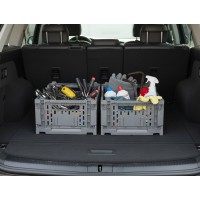 Set 2 buc lada din plastic dur, pliabila, 27x17x10 cm, 4 litri, utilizare universala