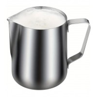 Cana pentru spumarea laptelui, Inox, gradatie 300 ml, capacitate 350 ml, 7.5x9 cm