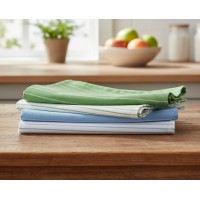 Set 4 buc prosop de bucatarie, 100% bumbac, multicolor, 60x45 cm