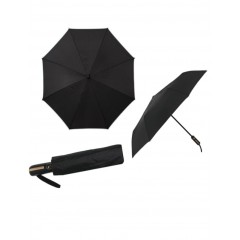 Umbrela de ploaie, pliabila, automata, maner cu buton si curea, diametru deschisa 97 cm Umbrela de ploaie, pliabila, automata, maner cu buton si curea, diametru deschisa 97 cm