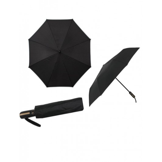 Umbrela de ploaie, pliabila, automata, maner cu buton si curea, diametru deschisa 97 cm Umbrela de ploaie, pliabila, automata, maner cu buton si curea, diametru deschisa 97 cm