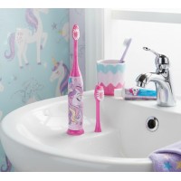 Periuta de dinti electrica, pentru copii, cap de rezerva, model unicorn