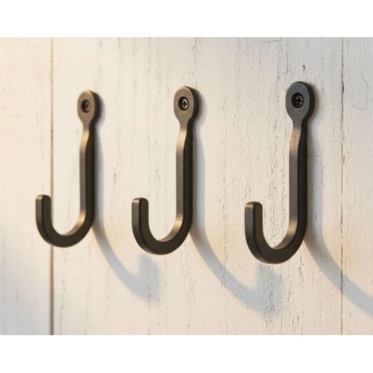 Set 3 buc carlig metalic, 5.2 cm