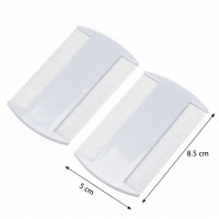 Set 2 buc pieptene de indepartat paduchi, 8.5x5 cm