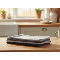 Set 4 prosoape bucatarie, bumbac/poliester, 58x39 cm