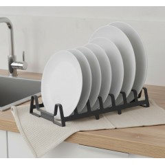 Suport din plastic pentru farfurii, tigai, capace si tocatoare, 29x13x6.5 cm Suport din plastic pentru farfurii, tigai, capace si tocatoare, 29x13x6.5 cm