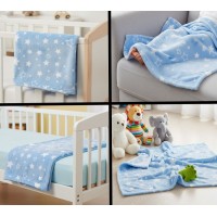 Paturica pentru bebelusi, material pufos, pastreaza caldura corporala,100x75 cm Paturica pentru bebelusi, material pufos, pastreaza caldura corporala,100x75 cm