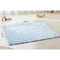 Paturica pentru bebelusi, material pufos, pastreaza caldura corporala,100x75 cm Paturica pentru bebelusi, material pufos, pastreaza caldura corporala,100x75 cm