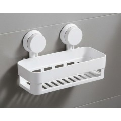 Raft de baie, prindere cu ventuze, 26x11x7 cm