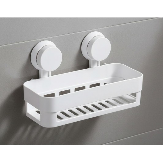 Raft de baie, prindere cu ventuze, 26x11x7 cm