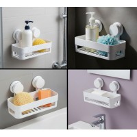 Raft de baie, prindere cu ventuze, 26x11x7 cm