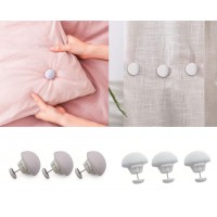 Set 6 cleme tip pioneza, Ø2x3 cm pentru fixare plapuma, pilota, previn alunecarea sau deplasarea