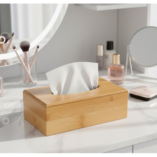 Cutie pentru servetele, din bambus, 28x15x9 cm