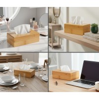 Cutie pentru servetele, din bambus, 28x15x9 cm