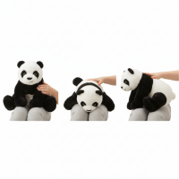 Ursulet panda de plus, moale si catifelat, 30 cm Ursulet panda de plus, moale si catifelat, 30 cm