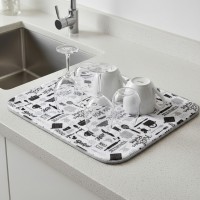 Uscator absorbant textil de bucatarie pentru uscare pahare si vase, 50 cm