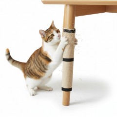 Covor de ascutit ghiare pentru pisici, sistem de prindere de mobila cu arici, 63x25 cm